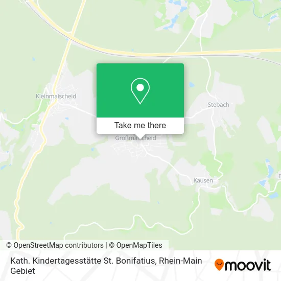 Карта Kath. Kindertagesstätte St. Bonifatius