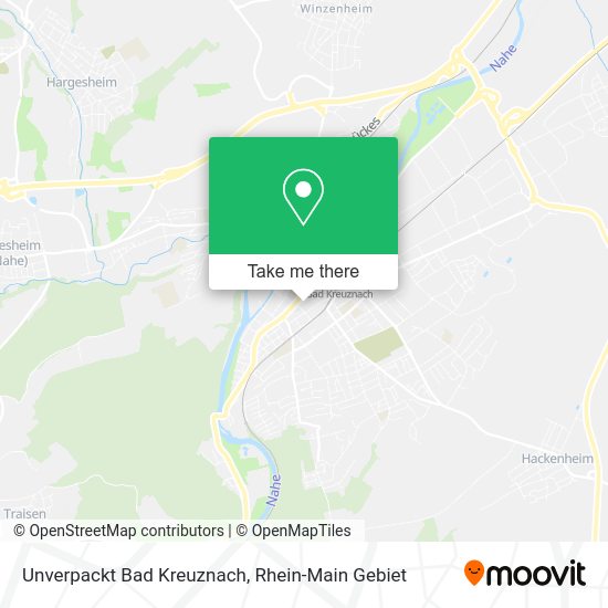 Unverpackt Bad Kreuznach map