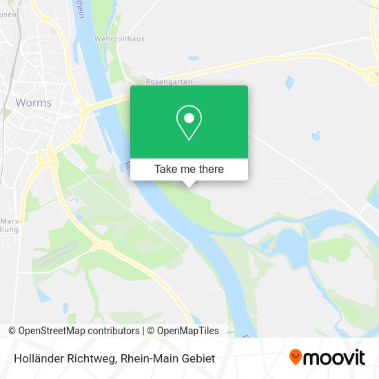 Карта Holländer Richtweg