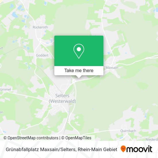 Карта Grünabfallplatz Maxsain / Selters