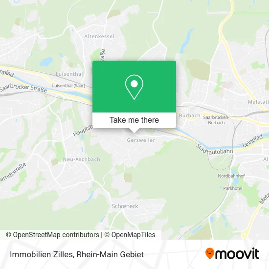 Карта Immobilien Zilles
