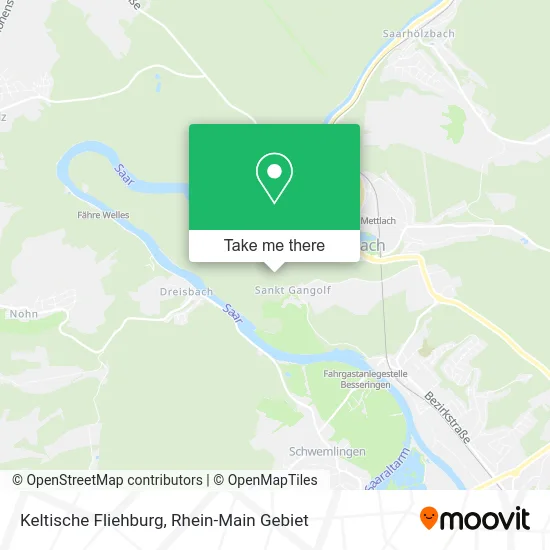 Карта Keltische Fliehburg