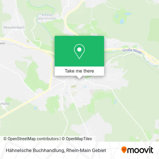 Карта Hähnelsche Buchhandlung