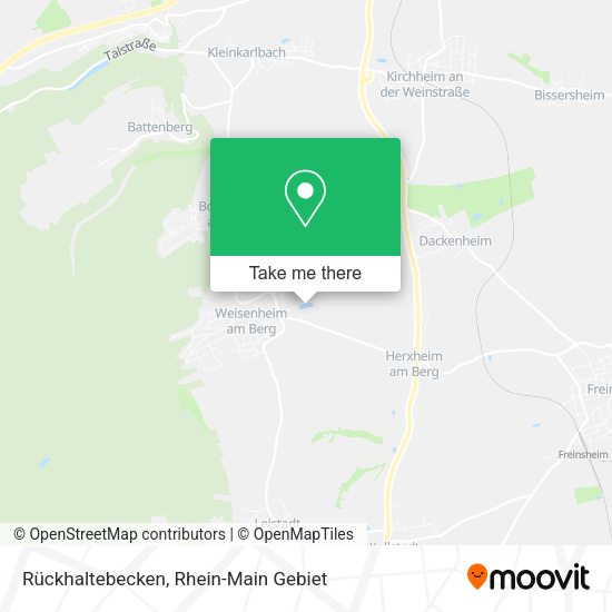 Карта Rückhaltebecken