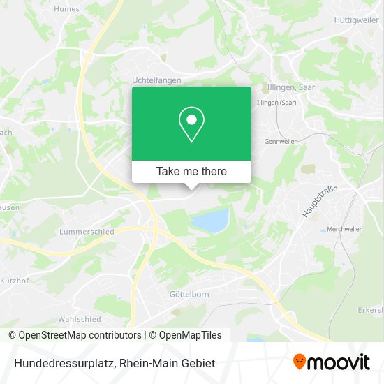 Карта Hundedressurplatz