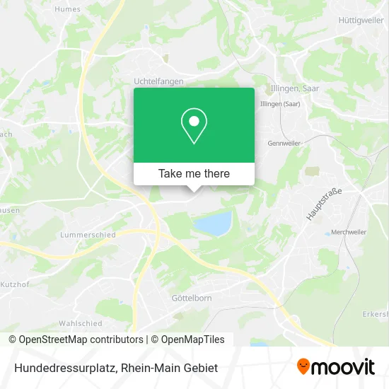 Карта Hundedressurplatz