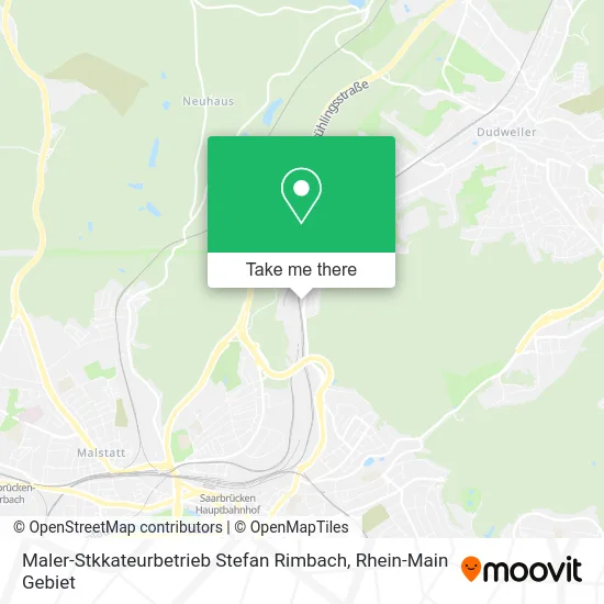 Карта Maler-Stkkateurbetrieb Stefan Rimbach