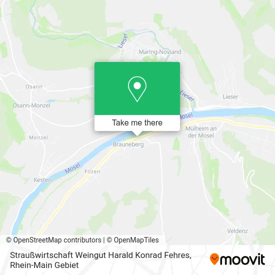 Карта Straußwirtschaft Weingut Harald Konrad Fehres