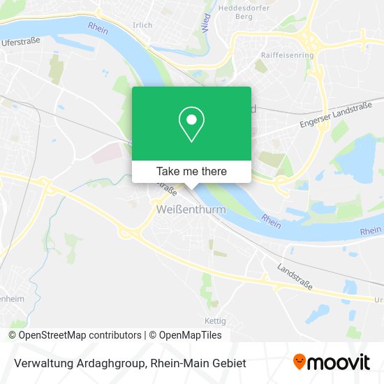 Карта Verwaltung Ardaghgroup