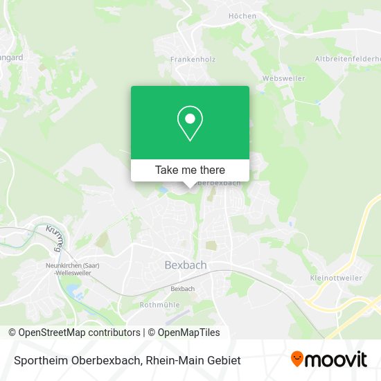 Карта Sportheim Oberbexbach