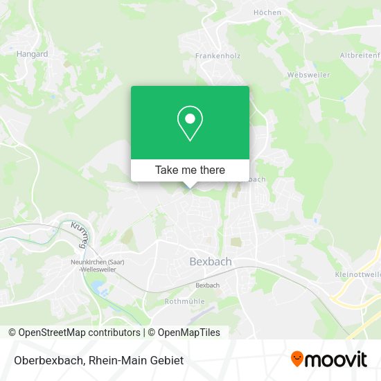Карта Oberbexbach