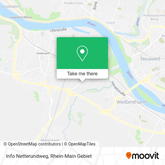 Карта Info Netterundweg
