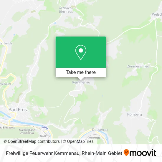 Карта Freiwillige Feuerwehr Kemmenau