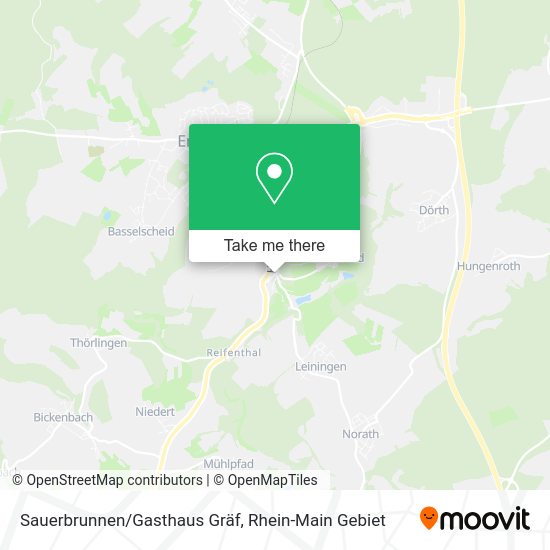 Карта Sauerbrunnen/Gasthaus Gräf