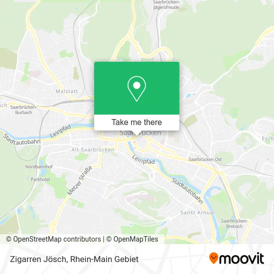 Карта Zigarren Jösch