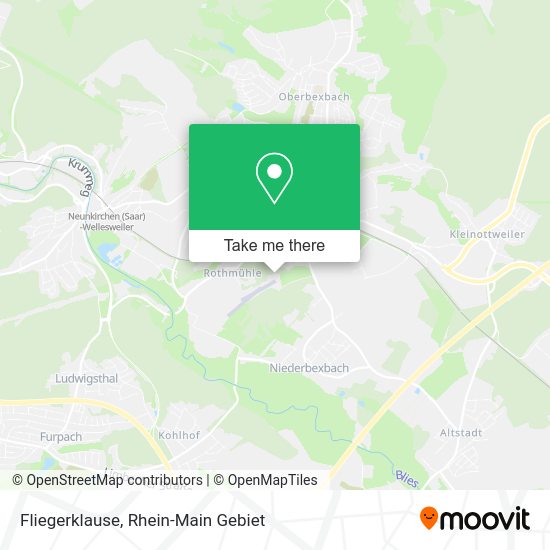 Карта Fliegerklause