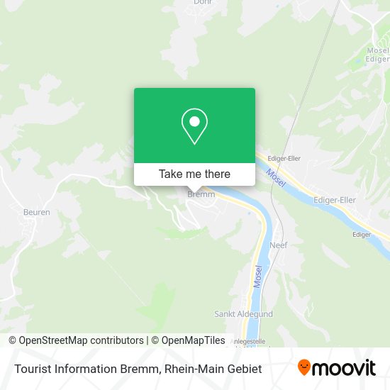 Карта Tourist Information Bremm