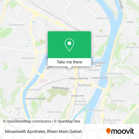 Карта Moselweiß Apotheke