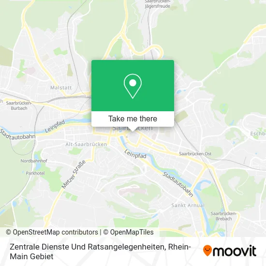 Карта Zentrale Dienste Und Ratsangelegenheiten