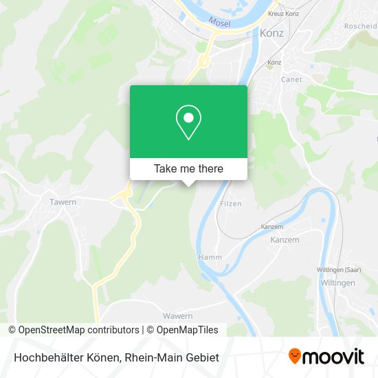 Карта Hochbehälter Könen