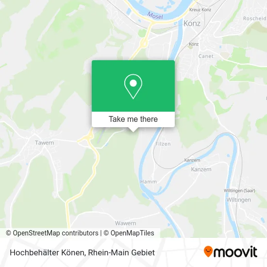 Карта Hochbehälter Könen