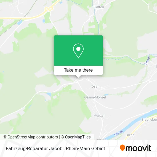 Карта Fahrzeug-Reparatur Jacobi