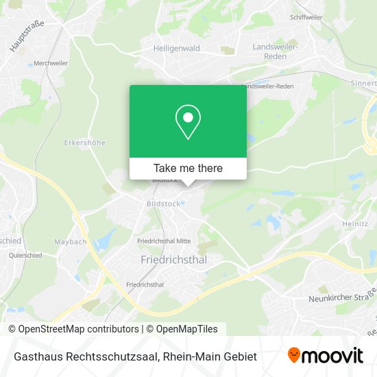 Карта Gasthaus Rechtsschutzsaal