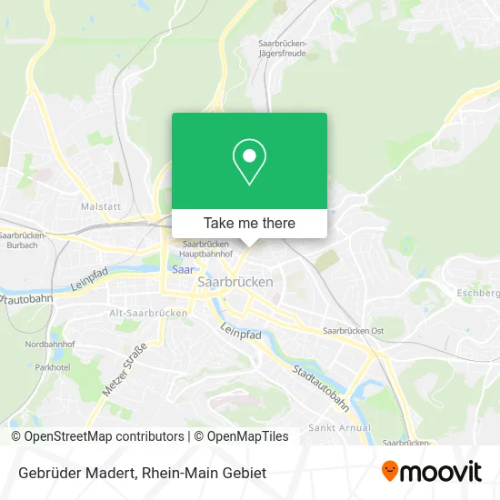 Карта Gebrüder Madert