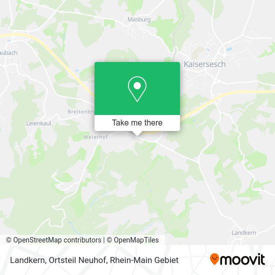 Карта Landkern, Ortsteil Neuhof