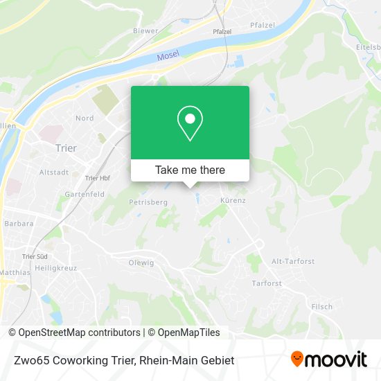 Карта Zwo65 Coworking Trier