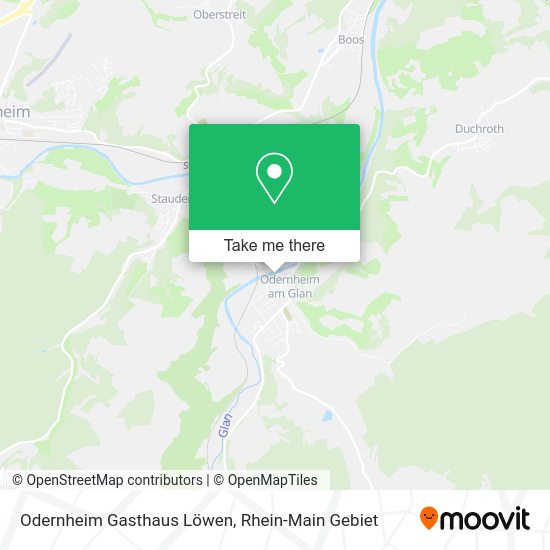 Карта Odernheim Gasthaus Löwen