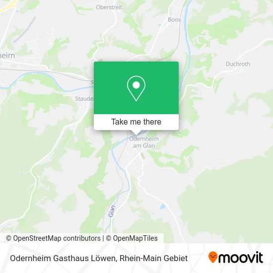 Карта Odernheim Gasthaus Löwen