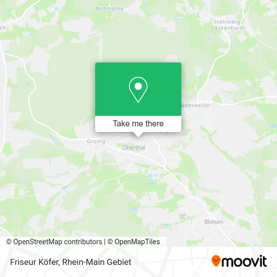Карта Friseur Köfer