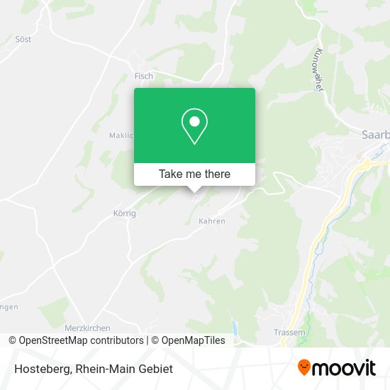 Карта Hosteberg