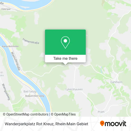 Карта Wanderparkplatz Rot Kreuz