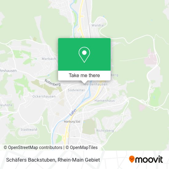 Карта Schäfers Backstuben
