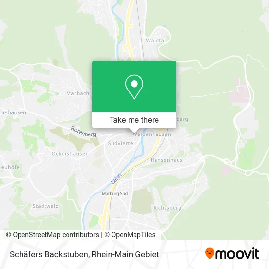 Schäfers Backstuben map