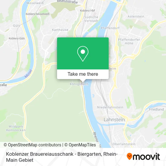 Koblenzer Brauereiausschank - Biergarten map