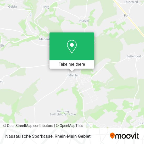 Карта Nassauische Sparkasse