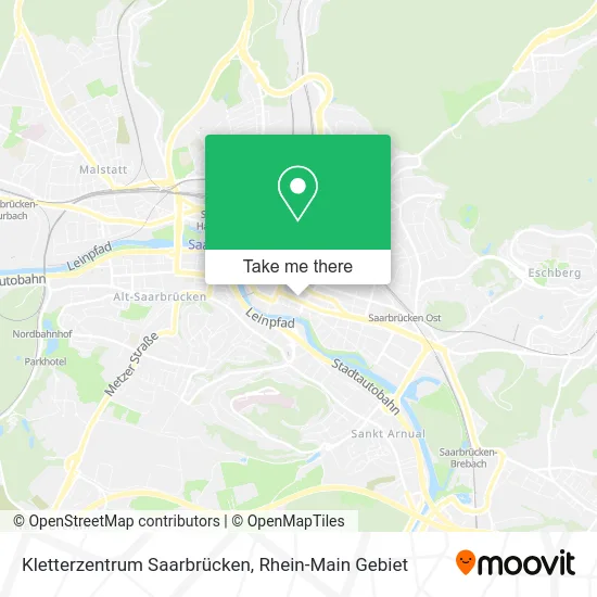Карта Kletterzentrum Saarbrücken