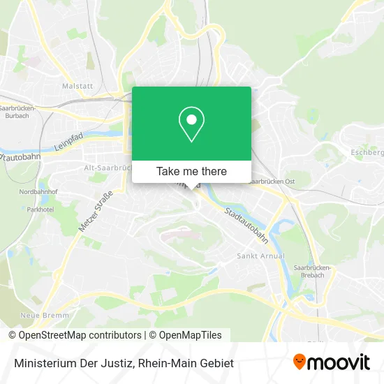 Карта Ministerium Der Justiz