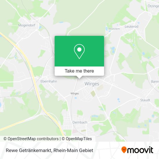Карта Rewe Getränkemarkt