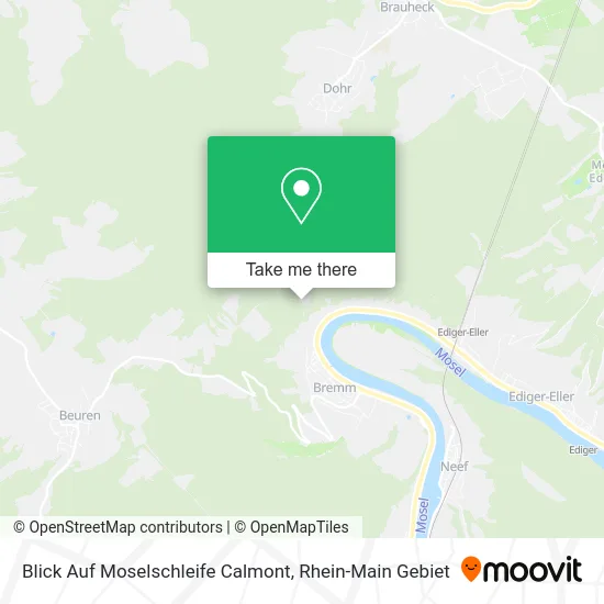 Карта Blick Auf Moselschleife Calmont