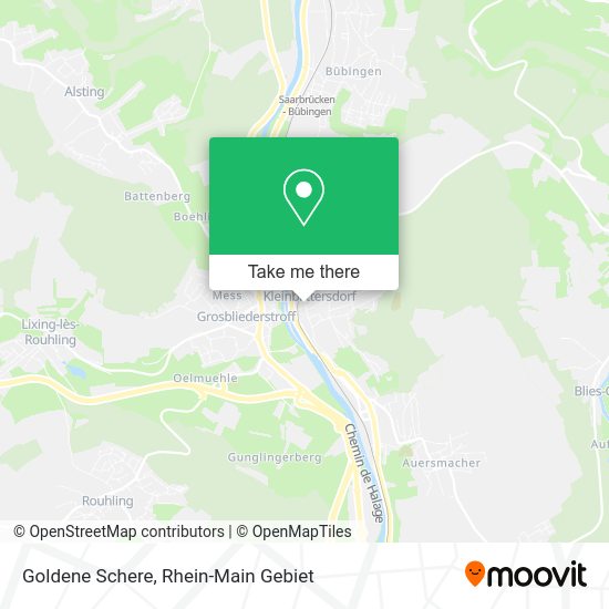 Карта Goldene Schere