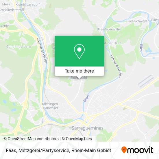 Карта Faas, Metzgerei/Partyservice