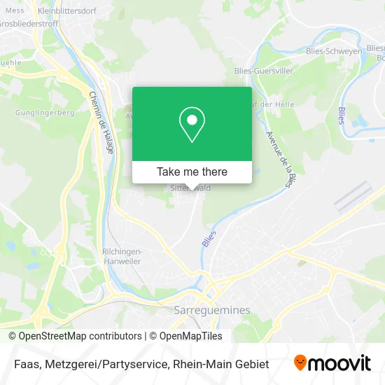 Карта Faas, Metzgerei/Partyservice
