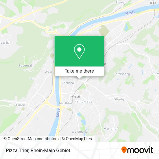 Карта Pizza Trier