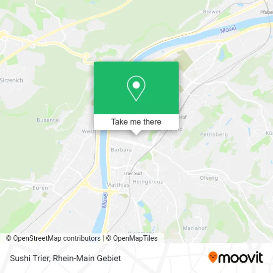 Карта Sushi Trier