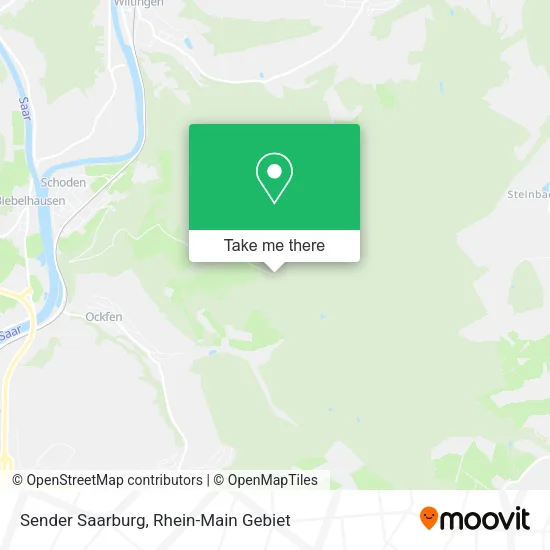 Карта Sender Saarburg