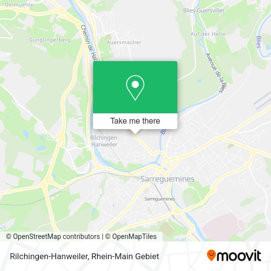 Карта Rilchingen-Hanweiler